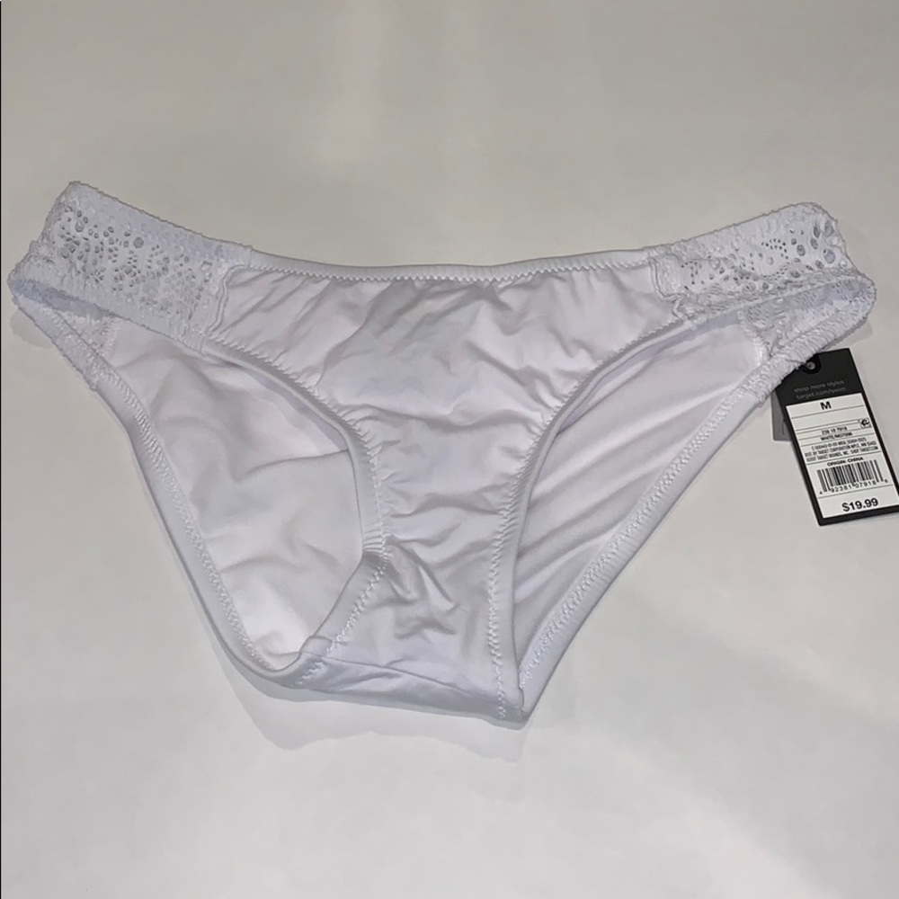 White Hipster Bikini Bottom